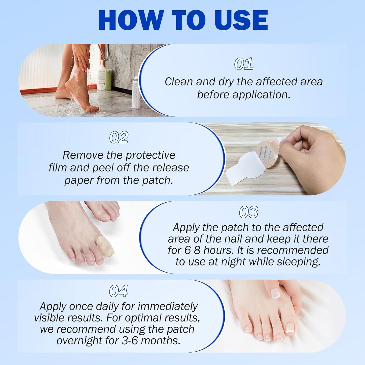 Nail Antibacterial Fungus Patch
