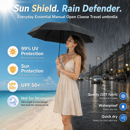 VATERA™ Mini Umbrella with UV Sun Protection