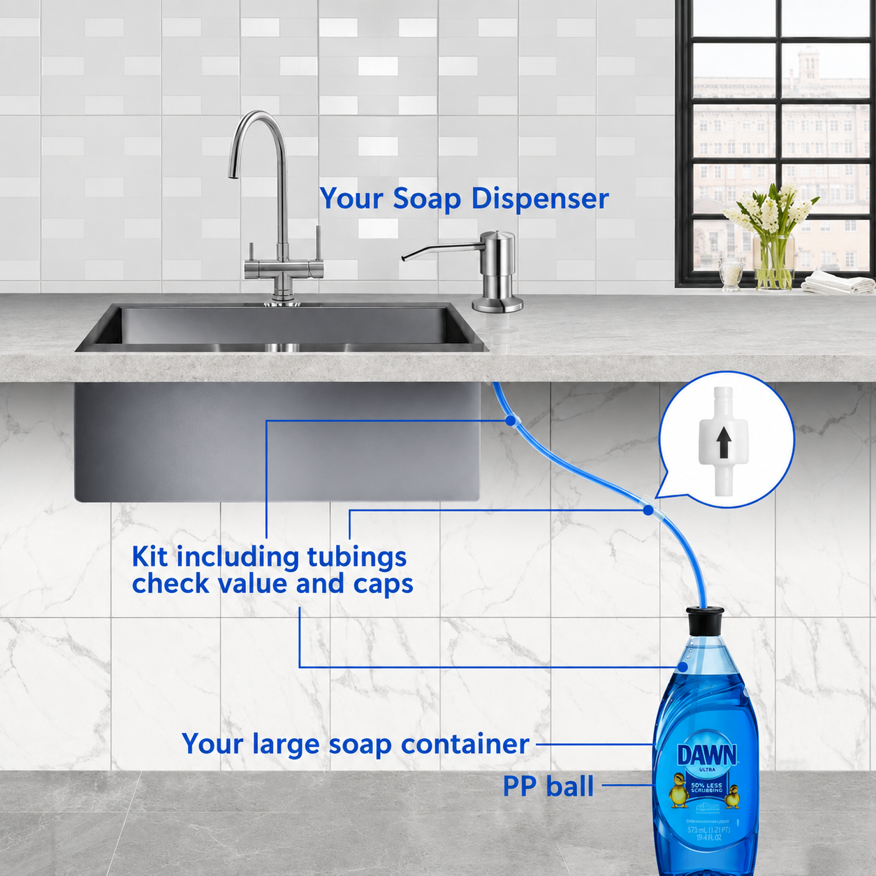 VATERA™ Premium Soap Dispenser