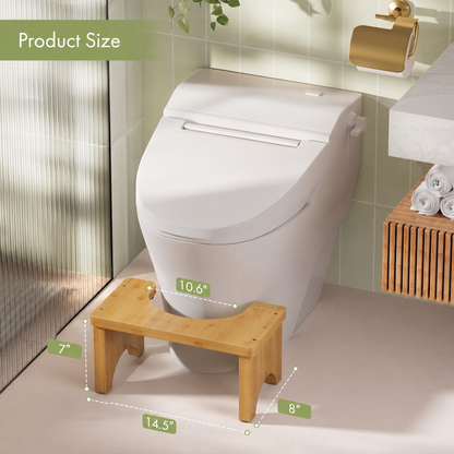 VATERA™ Bamboo Toilet Stool