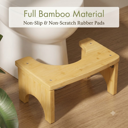 VATERA™ Bamboo Toilet Stool