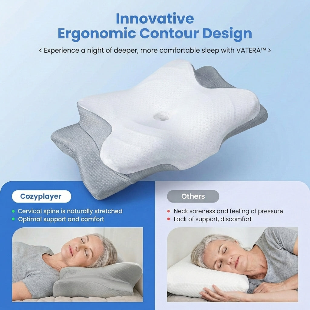 VATERA™ Premium Sleep Pillow for Seniors