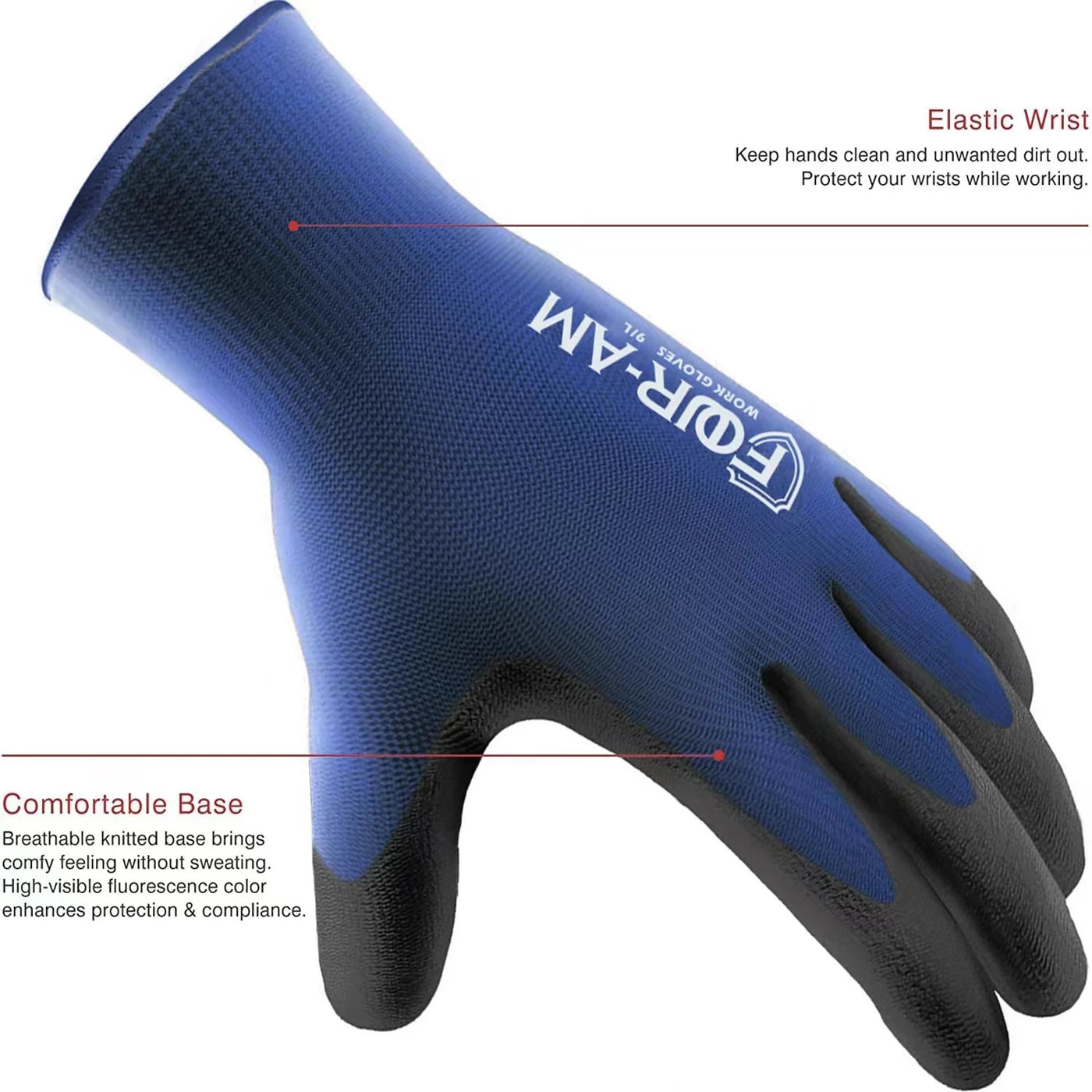 3 Pairs of Gardening Gloves