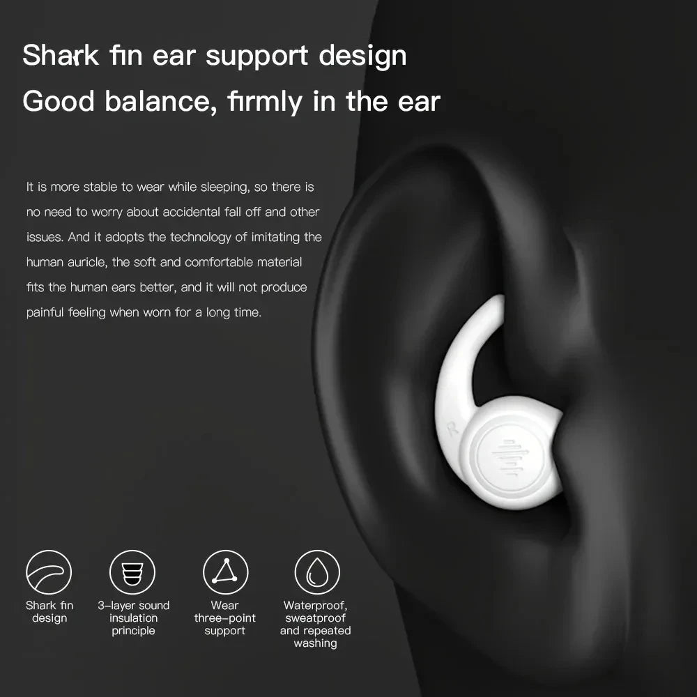 HUAK 1 Pair Soft Silicone Earplugs Noise Cancelling