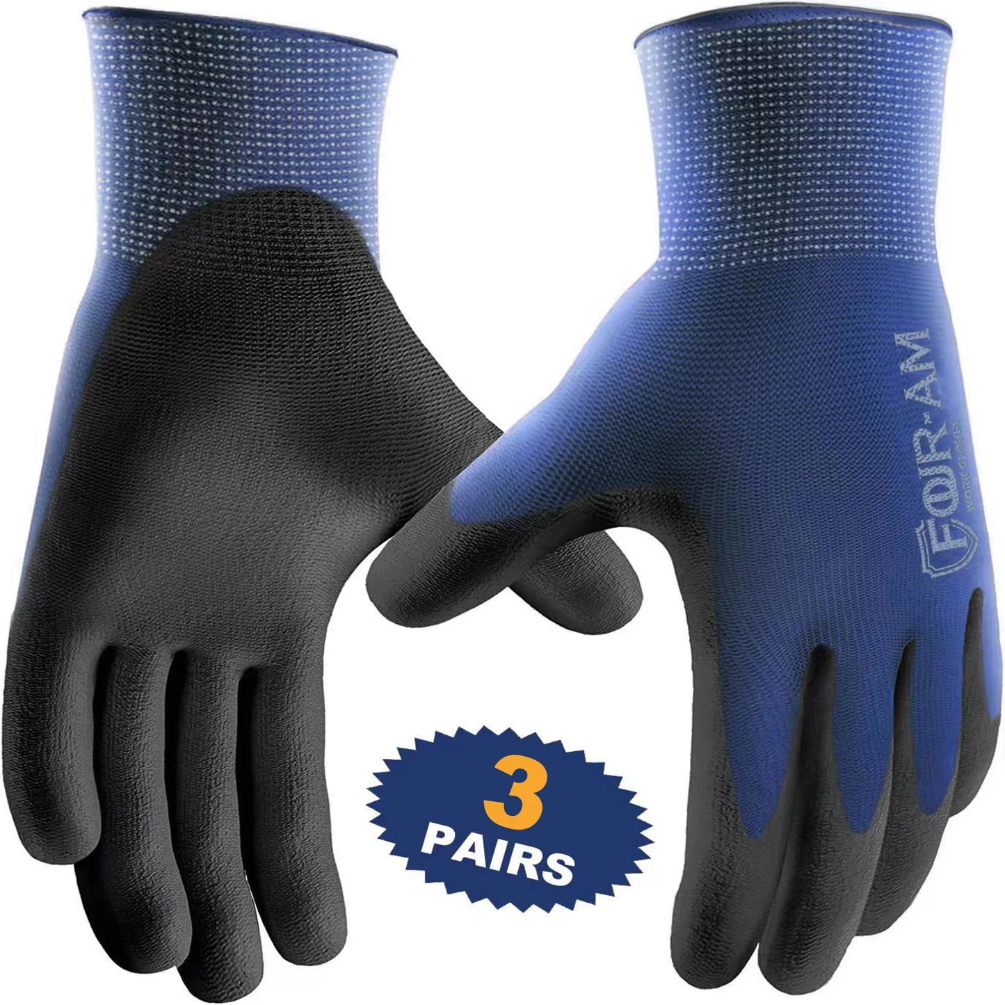 3 Pairs of Gardening Gloves