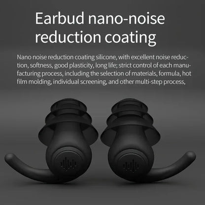 HUAK 1 Pair Soft Silicone Earplugs Noise Cancelling